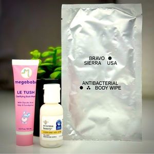 Eczema Honey Body lotion, Megababe Clarifying Butt Mask w/glycolic acid & more